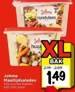Vomar Voordeelmarkt Johma Maaltijdsalades aanbieding