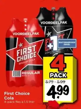 Vomar Voordeelmarkt First Choice Cola aanbieding