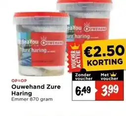 Vomar Voordeelmarkt Ouwehand Zure Haring aanbieding