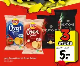 Vomar Voordeelmarkt Lays Sensations of Oven Baked aanbieding