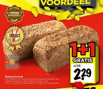 Vomar Voordeelmarkt Robberbrood aanbieding