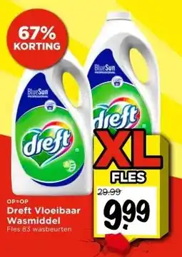 Vomar Voordeelmarkt Dreft Vloeibaar Wasmiddel aanbieding
