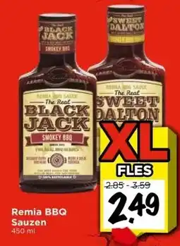 Vomar Voordeelmarkt Remia BBQ Sauzen 450 ml aanbieding