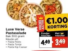 Vomar Voordeelmarkt Luxe Verse Pastasalade aanbieding