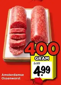 Vomar Voordeelmarkt Amsterdamse Ossenworst aanbieding