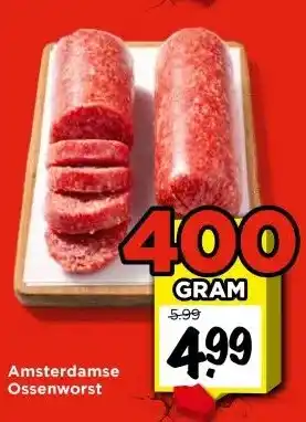 Vomar Voordeelmarkt Amsterdamse Ossenworst aanbieding
