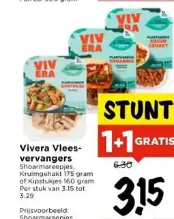 Vomar Voordeelmarkt Vivera Vlees- vervangers aanbieding