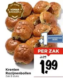 Vomar Voordeelmarkt Krenten Rozijnenbollen aanbieding