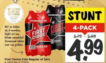 Vomar Voordeelmarkt First Choice Cola aanbieding