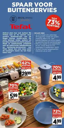 Vomar Voordeelmarkt SPAAR VOOR BUITENSERVIES aanbieding