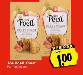 Vomar Voordeelmarkt Jos Poell Toast aanbieding