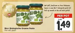 Vomar Voordeelmarkt Bio+ Biologische Groene Pesto aanbieding
