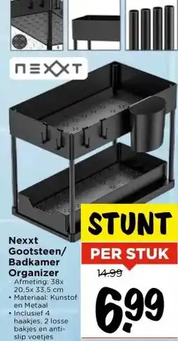 Vomar Voordeelmarkt Nexxt Gootsteen/ Badkamer Organizer aanbieding