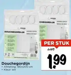 Vomar Voordeelmarkt Douchegordijn aanbieding