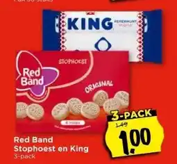 Vomar Voordeelmarkt Red Band Stophoest en King 3-pack aanbieding