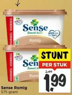 Vomar Voordeelmarkt Sense Romig aanbieding