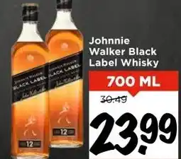 Vomar Voordeelmarkt Johnnie Walker Black Label Whisky aanbieding