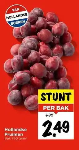 Vomar Voordeelmarkt Hollandse Pruimen aanbieding