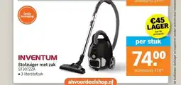 Albert Heijn INVENTUM Stofzuiger met zak aanbieding