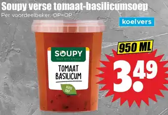 Dirk Soupy verse tomaat-basilicumsoep aanbieding
