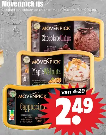 Dirk Mövenpick ijs aanbieding