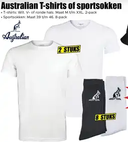 Dirk Australian T-shirts of sportsokken aanbieding