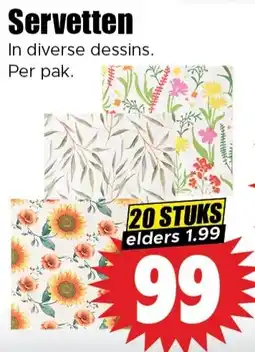 Dirk Servetten aanbieding