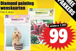 Dirk Diamond painting wenskaarten aanbieding