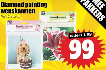 Dirk Diamond painting wenskaarten aanbieding