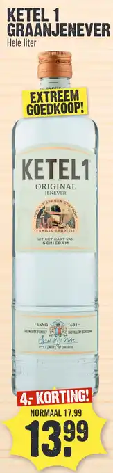 Super Dirck 3 KETEL 1 GRAANJENEVER aanbieding