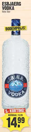 Super Dirck 3 ESBJAERG VODKA aanbieding