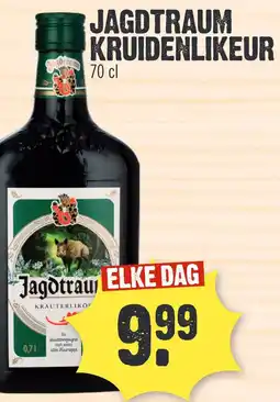 Super Dirck 3 JAGDTRAUM KRUIDENLIKEUR aanbieding