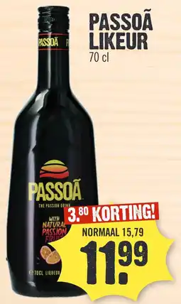 Super Dirck 3 PASSOÃ LIKEUR aanbieding