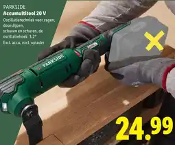 Lidl Parkside Accumultitool 20 V aanbieding