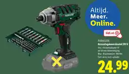Lidl Parkside Accuslagmoersleutel 20 V aanbieding