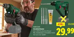 Lidl PARKSIDE Accuboorhamer aanbieding