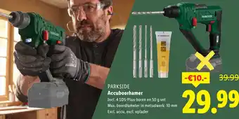 Lidl PARKSIDE Accuboorhamer aanbieding