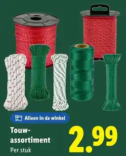 Lidl Touw Assortiment aanbieding