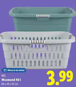 Lidl W5 Wasmand aanbieding