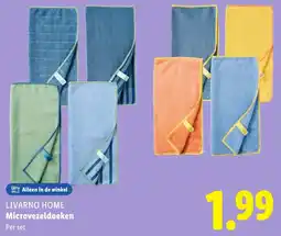 Lidl LIVARNO HOME Microvezeldoeken aanbieding