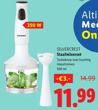 Lidl SILVERCREST Staafmixerset aanbieding