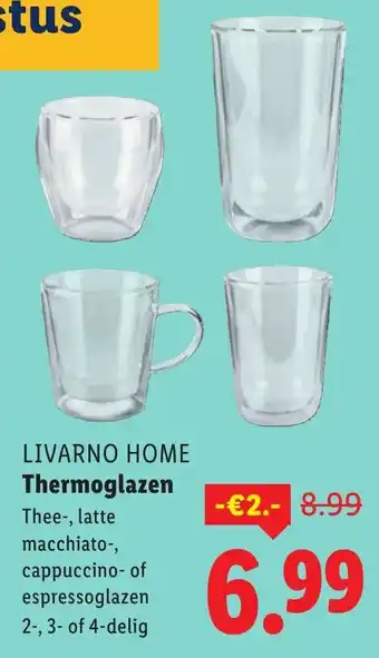 Lidl LIVARNO HOME Thermoglazen aanbieding