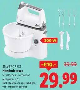 Lidl Silvercrest Handmixerset aanbieding
