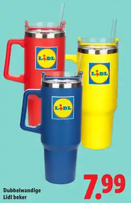 Lidl Dubbelwandige Lidl beker aanbieding