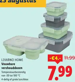 Lidl LIVARNO HOME Vouwbare vershouddozen aanbieding