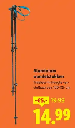 Lidl Aluminium wandelstokken aanbieding