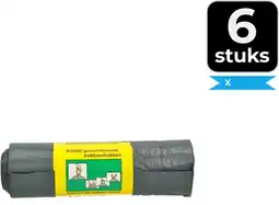 Bol.com KOMO Afvalzakken met trekband - 60 l - 15 stuks - Voordeelverpakking 6 stuks aanbieding