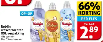 Hoogvliet Robijn wasverzachter XXL verpakking aanbieding