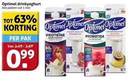 Hoogvliet Optimel drinkyoghurt aanbieding
