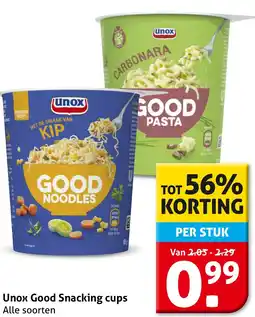 Hoogvliet Unox Good Snacking cups aanbieding